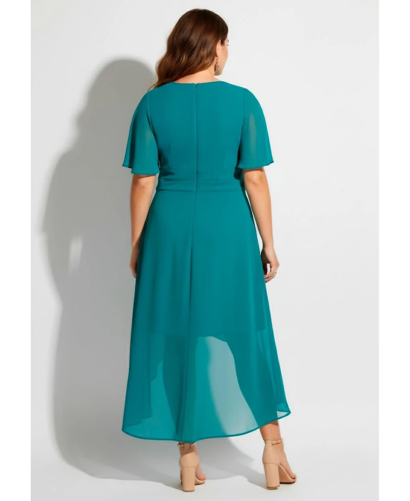 Avenue Women's High-Low Midi Dress