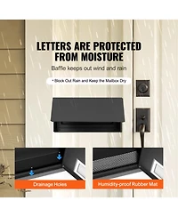 Vevor Through The Door Key Drop Box Mailbox with Combination Lock
