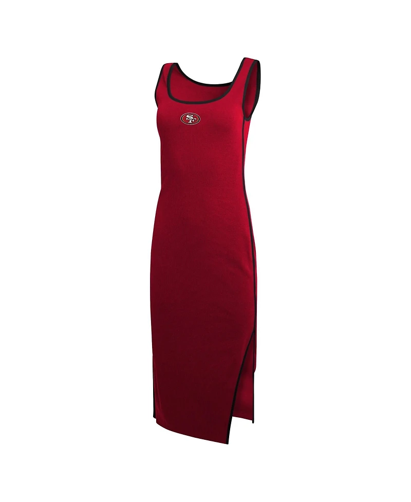 Wear by Erin Andrews Women's Scarlet San Francisco 49ers Ribbed Tank Dress