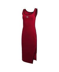 Wear by Erin Andrews Women's Scarlet San Francisco 49ers Ribbed Tank Dress