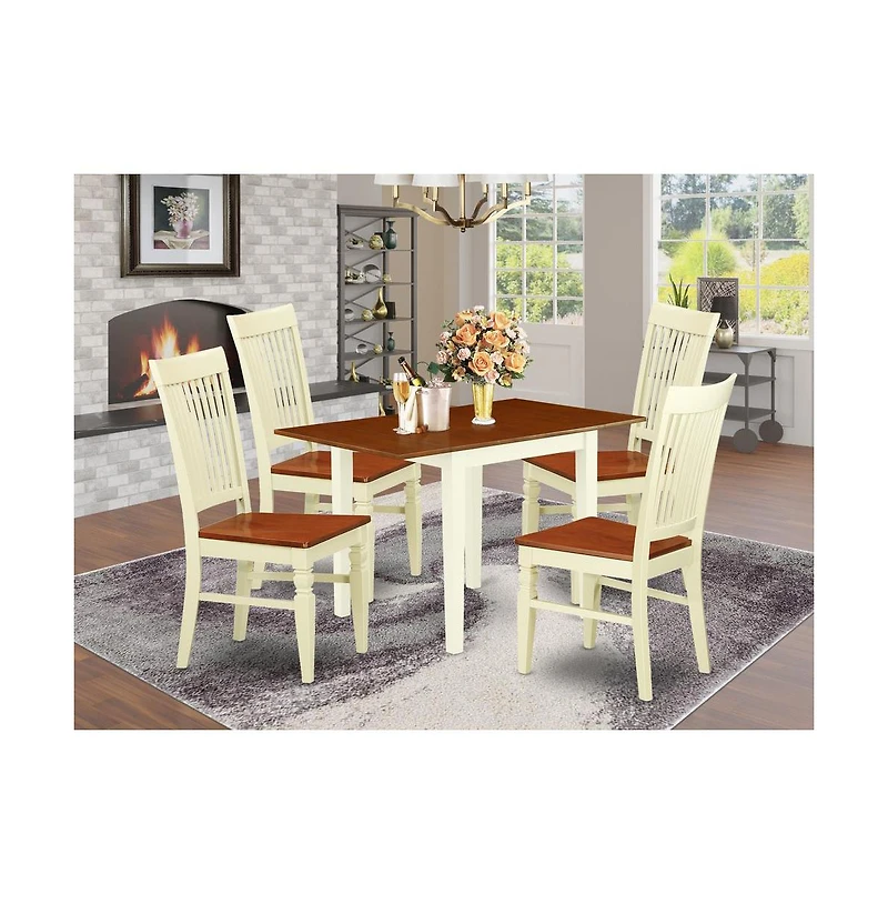 East West Furniture Dining Room Set