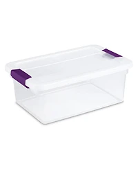 Sterilite 15 Qt. Plastic Stackable Storage Container with Lid (24 Pack)