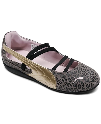Puma Little Girl's Speedcat Ballet Leo Girl Mary Jane Lifestyle Sneakers from Finish Line