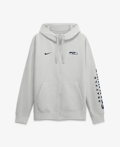 Nike Men's Seattle Seahawks Primetime Club Fleece Full-Zip Hoodie