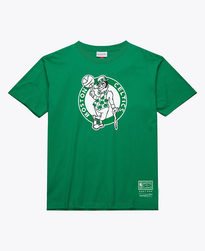 Mitchell & Ness Men's and Women's Boston Celtics Hardwood Classics Screen Print T-Shirt