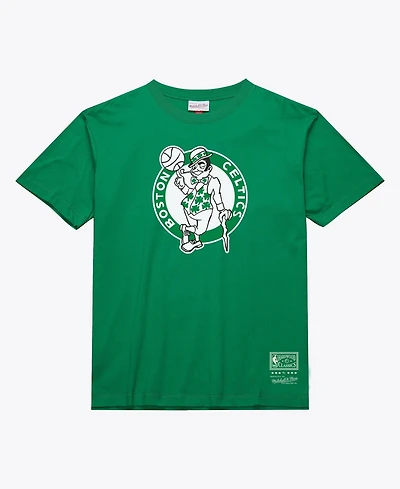 Mitchell & Ness Men's and Women's Boston Celtics Hardwood Classics Screen Print T-Shirt