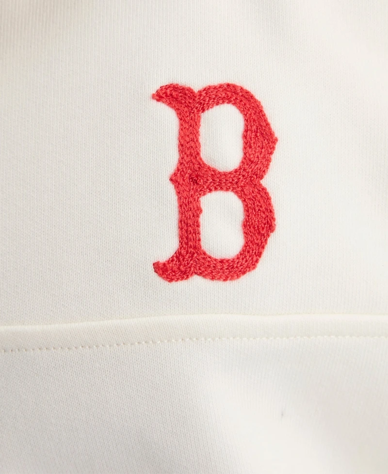 Fanatics Men's Boston Red Sox Iconic Mock-Neck Relaxed-Fit Pullover
