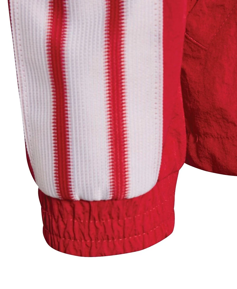 adidas Boys' and Girls' Manchester United Anthem Full-Zip Lightweight Mock Neck Jacket