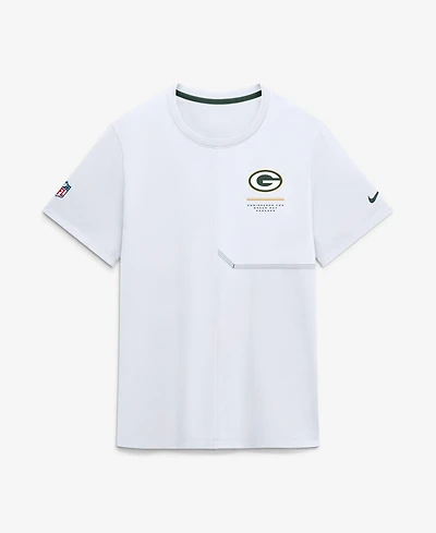Nike Men's Green Bay Packers Sideline Coach Crewneck T-Shirt