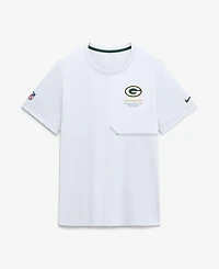 Nike Men's Green Bay Packers Sideline Coach Crewneck T-Shirt