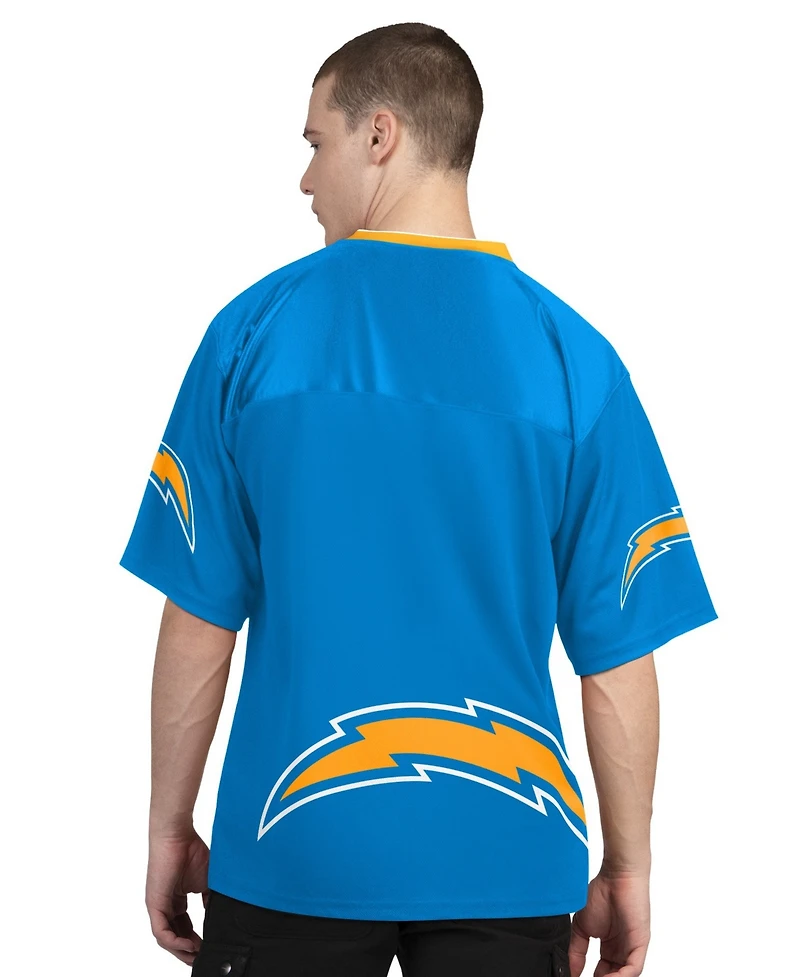 Starter Men's Powder Blue/White Los Angeles Chargers Short Sleeve & Long T-Shirt, 2-Piece Set
