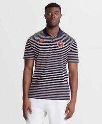 Nike Men's Houston Astros Cooperstown Victory Striped Pique Polo Shirt