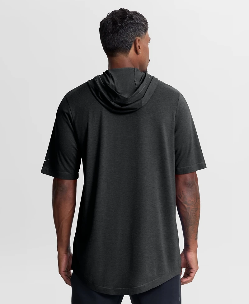 Nike Men's Kansas City Chiefs Short-Sleeve Tri-Blend Hoodie