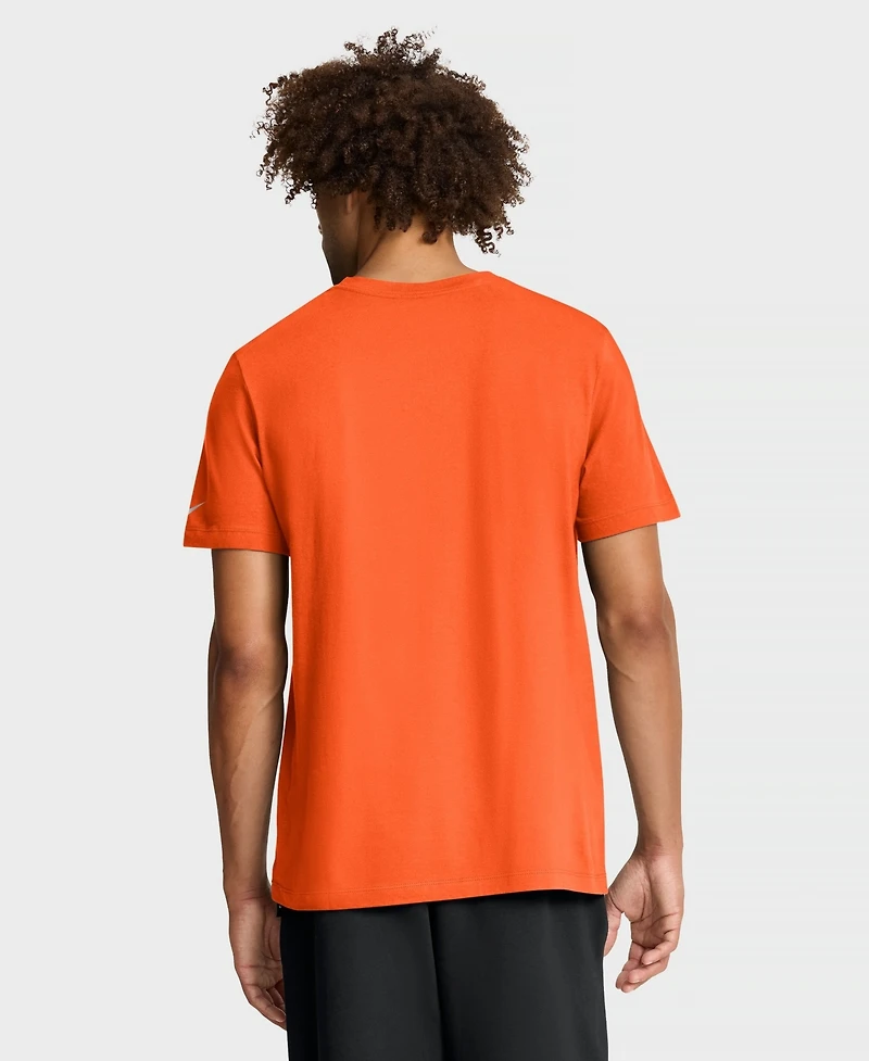 Nike Men's Denver Broncos Essential Logo Short-Sleeve Crewneck T-Shirt