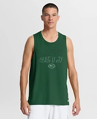 Nike Men's New York Jets Kickoff Miler Crewneck Regular-Fit Tank Top