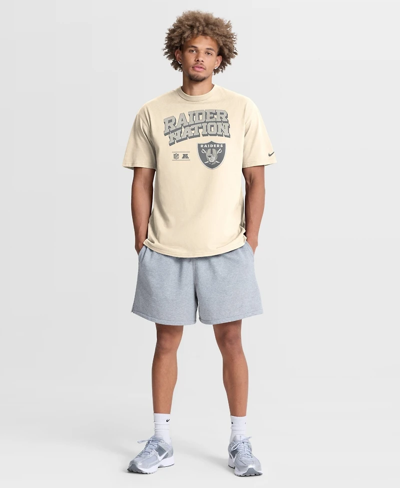 Nike Men's Las Vegas Raiders Vintage Mod Blown Away Max90 Loose-Fit Screen Print Graphics T-Shirt