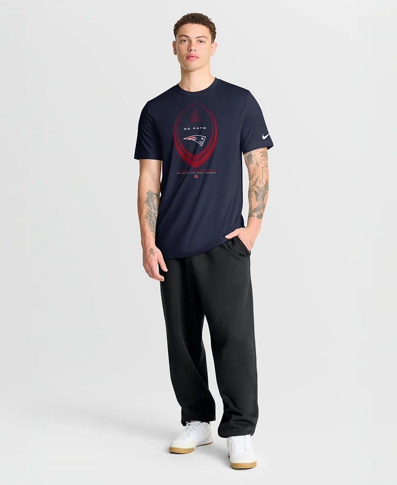 Nike Men's New England Patriots Legend Icon Screen-Print Graphics T-Shirt