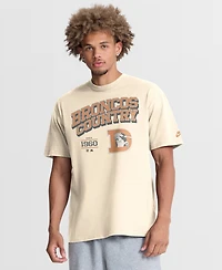 Nike Men's Denver Broncos Vintage Mod Blown Away Max90 Heavyweight Cotton Loose-Fit T-Shirt