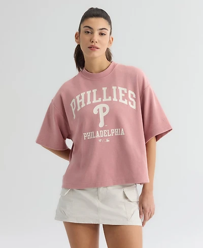 Fanatics Women's Philadelphia Phillies Iconic Boxy Cropped T-Shirt