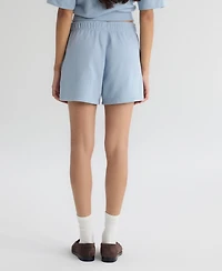 Fanatics Women's New York Yankees Iconic High-Rise Drawstring Shorts, 3" Inseam