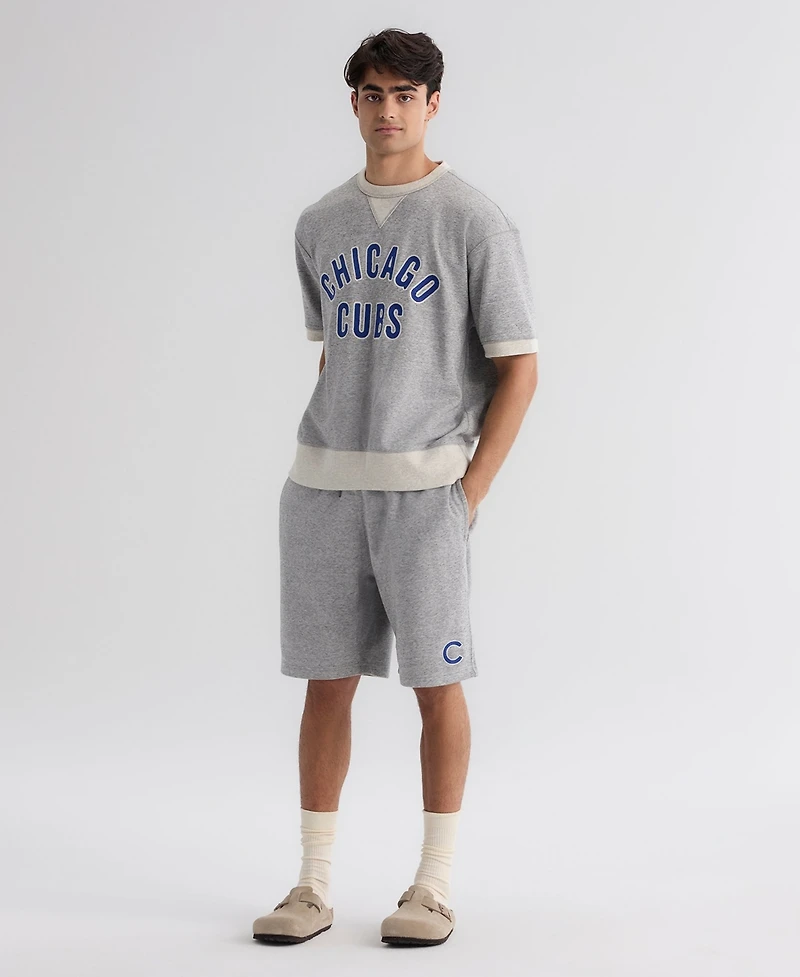 Fanatics Men's Chicago Cubs Iconic Terry Relaxed-Fit Shorts, 8" Inseam