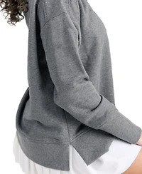 Gameday Couture Women's Jacksonville Jaguars Relaxed-Fit French-Terry V-Neck Pullover Sweatshirt