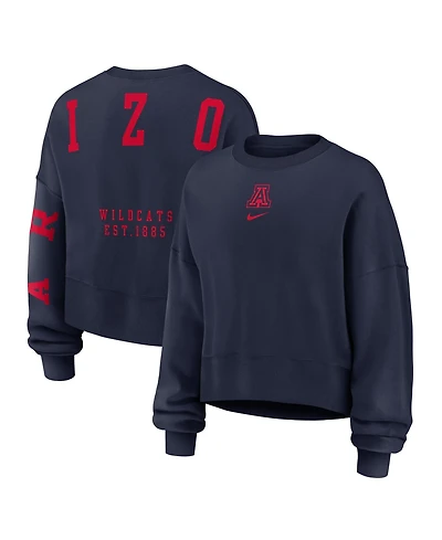 Nike Women's Arizona Wildcats Phoenix Pullover Oversized Sweatshirt