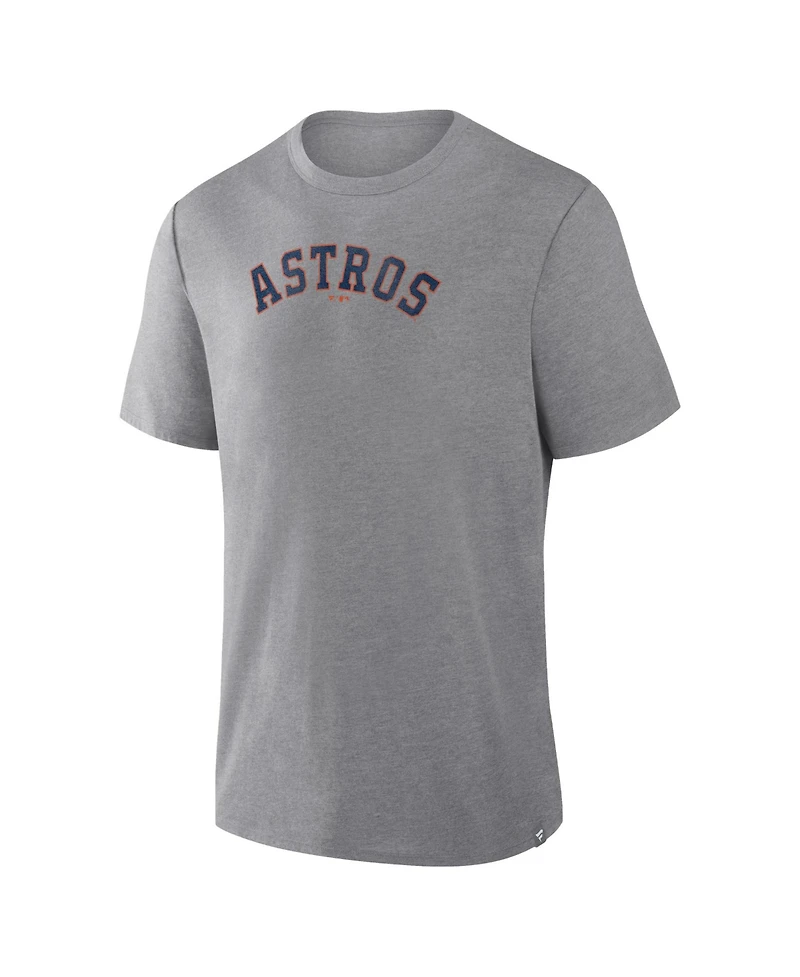 Fanatics Men's Houston Astros Play Tribute Distressed Tri-Blend T-Shirt