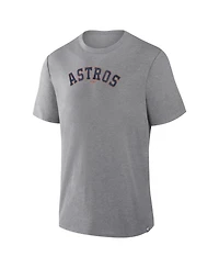 Fanatics Men's Houston Astros Play Tribute Distressed Tri-Blend T-Shirt