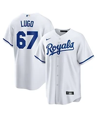 Nike Men's Kansas City Royals Seth Lugo Home Replica Short-Sleeve Classic-Fit V-Neck Jersey