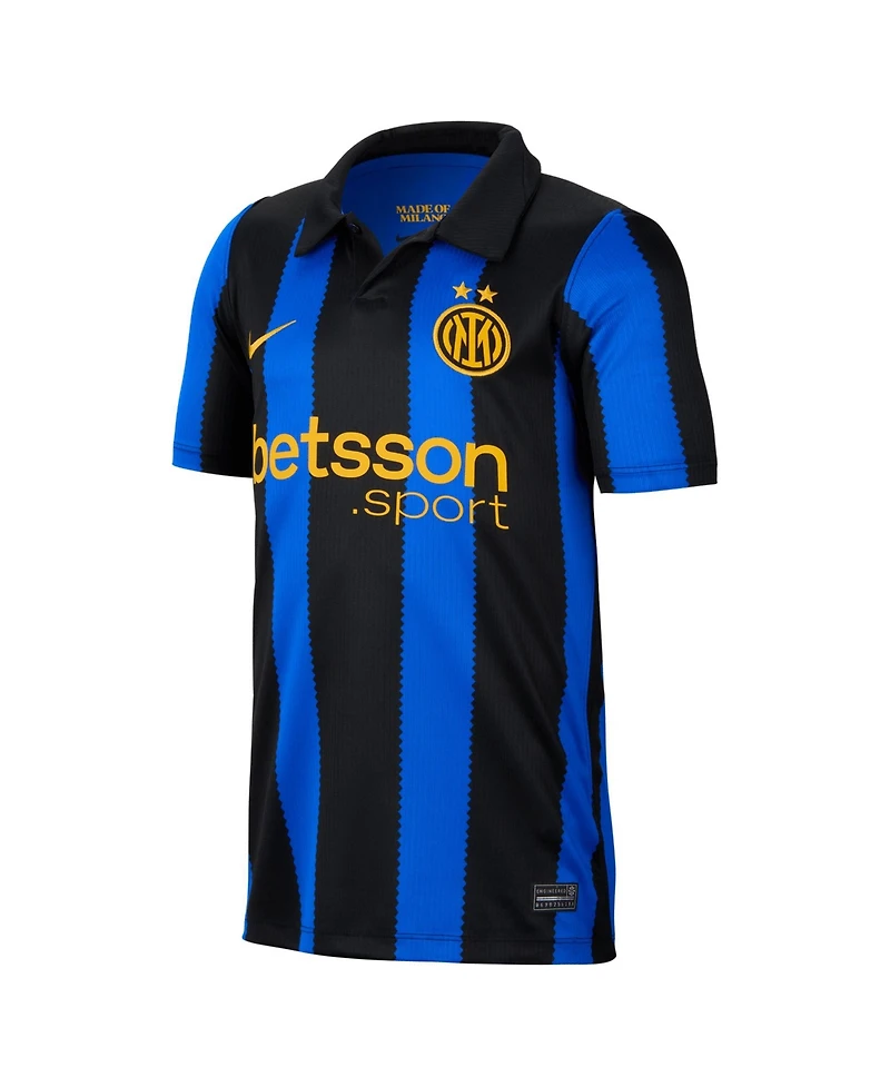 Nike Boys' and Girls' Inter Milan Stadium Polo Collar Replica Jersey