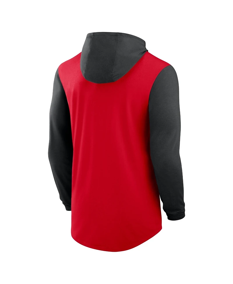 Nike Men's Ohio State Buckeyes Campus Legacy Tri-Blend Hoodie
