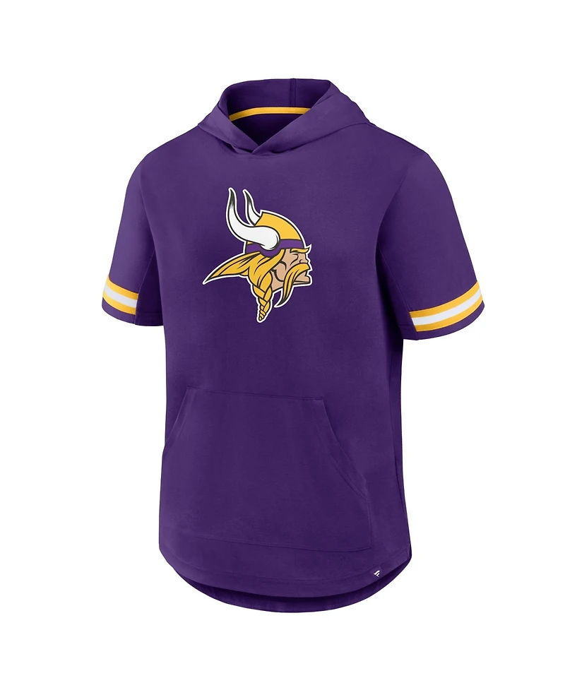 Fanatics Men's Minnesota Vikings Optimal Play Short-Sleeve Classic-Fit Hoodie