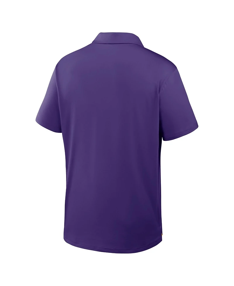 Nike Men's Lsu Tigers 2026 Sideline Tour Dri-fit Droptail Hem Polo Shirt