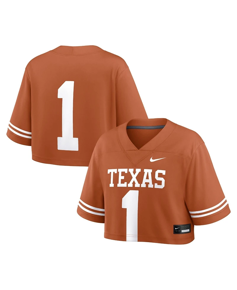Nike Women's Texas Longhorns Crop Jersey