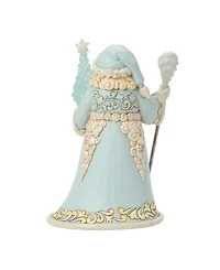 Jim Shore Heartwood Creek Coastal Santa with Glass Tree Figurine