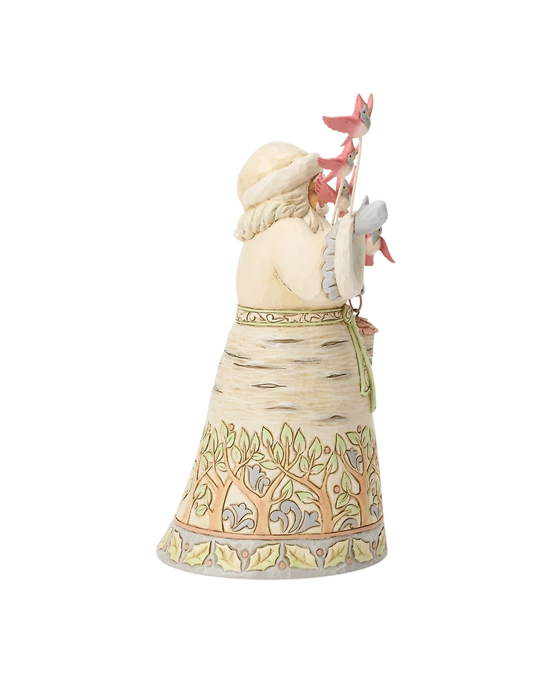 Jim Shore Heartwood Creek Santa with Cardinal Figurine