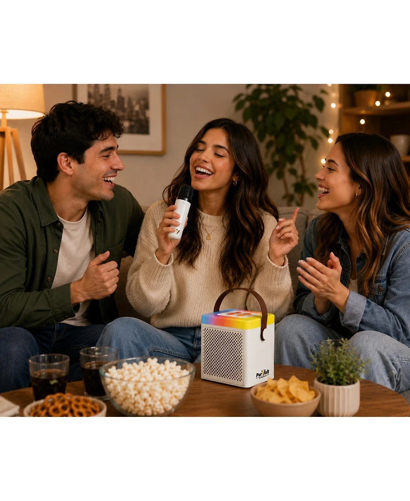 Pursonic PurVolt Portable Karaoke Set - Sing, Shine & Share the Fun Anywhere