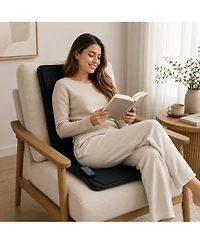 Pursonic Full-Body Massage Mat with Heat 2 pack – Multi-Zone Vibration Relief for Back, Lumbar & Legs