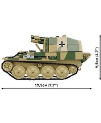 Cobi Historical Collection World War Ii Sturmpanzer 38(t) Grille Ausf. M 720-Piece Building Set, Ages 9+