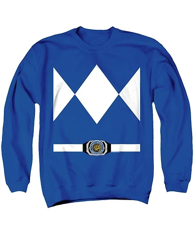 Power Rangers Men's Ranger Uniform Graphic Crewneck Pullover Sweatshirt