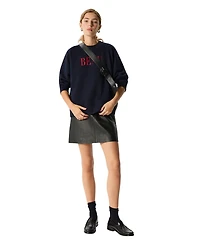 Whistles Women's Beau Cotton Oversized Crewneck Sweatshirt