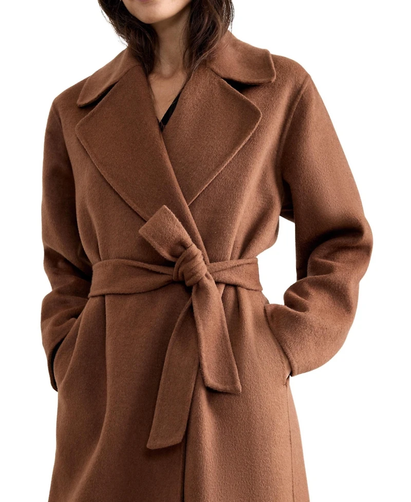 Phase Eight Women's Darcy Double-Face Belted Wrap Coat
