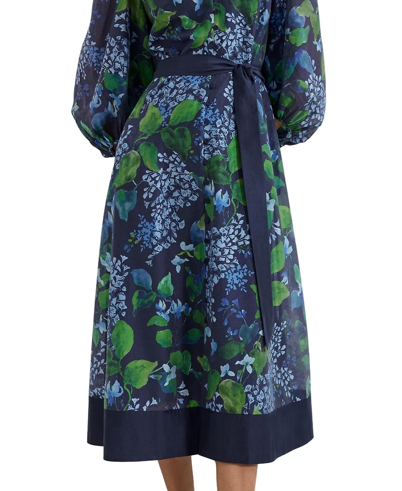 Phase Eight Women's Nixie Printed Midi Wrap Dress