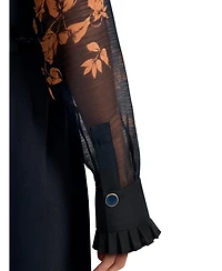 Phase Eight Women's Clenence Floral Sheer Blouse