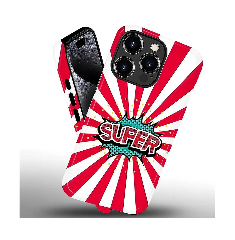 Lisen 2-Layer Durable Phone Case Compatible with Apple iPhone 17