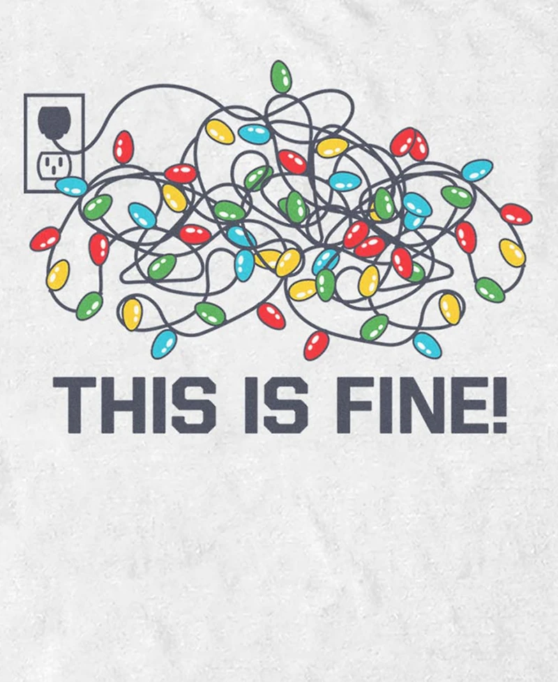 Fifth Sun Men's It's Fine Graphic Short-Sleeve T-Shirt