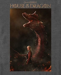 Fifth Sun Men's House of the Dragon Daemon Poster Graphic T-Shirt