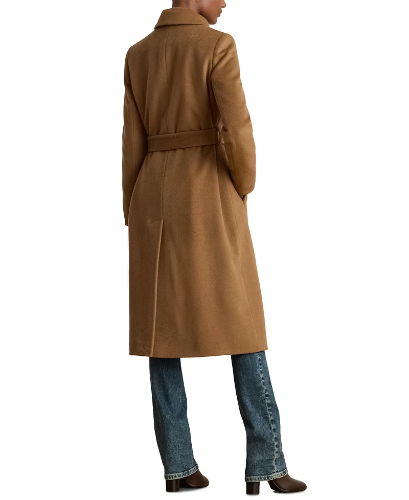 Lauren Ralph Women's Belted Single-Breasted Wool-Blend Coat