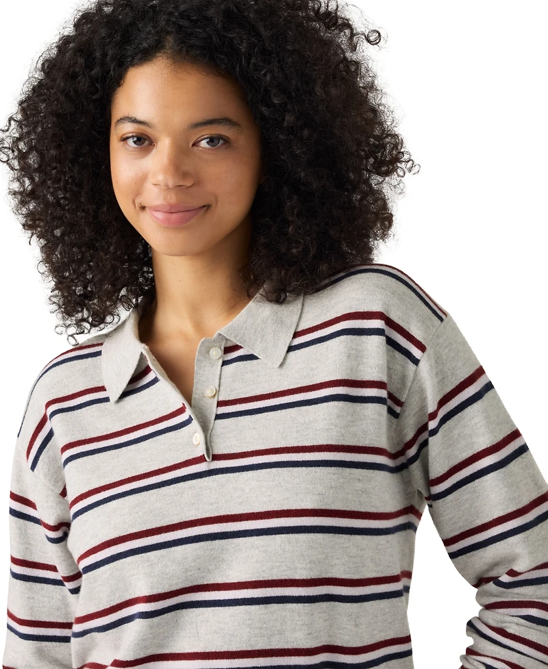 Levi's Women's Long-Sleeve Polo Sweater